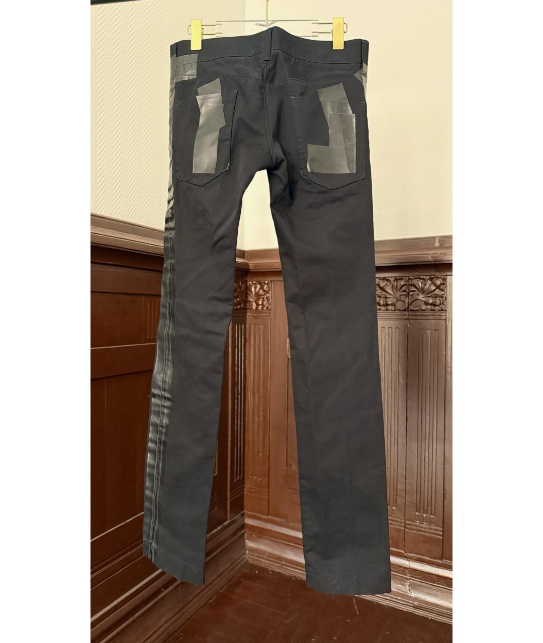 DOLCE&GABBANA Черные прямые брюки, фото 2