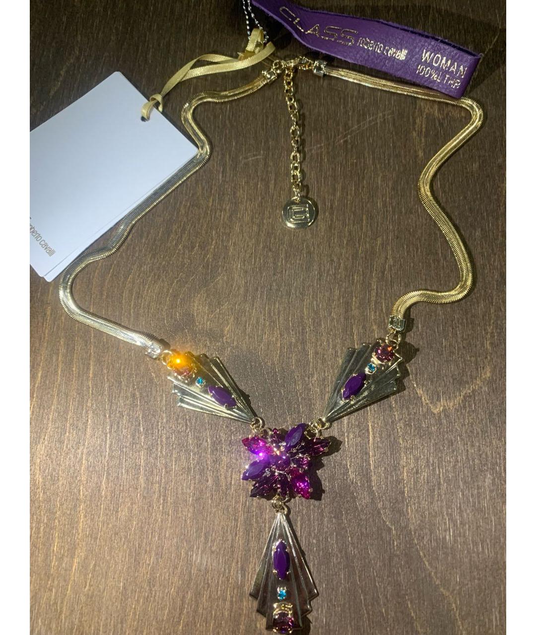 ROBERTO CAVALLI Мульти металлическое колье, фото 2