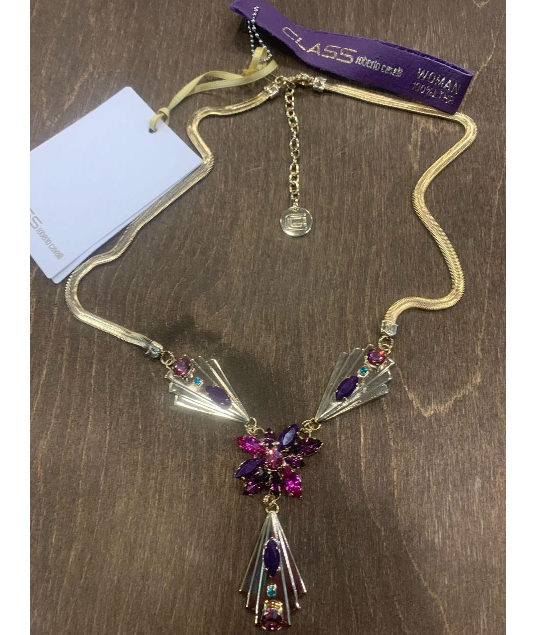 ROBERTO CAVALLI Мульти металлическое колье, фото 3