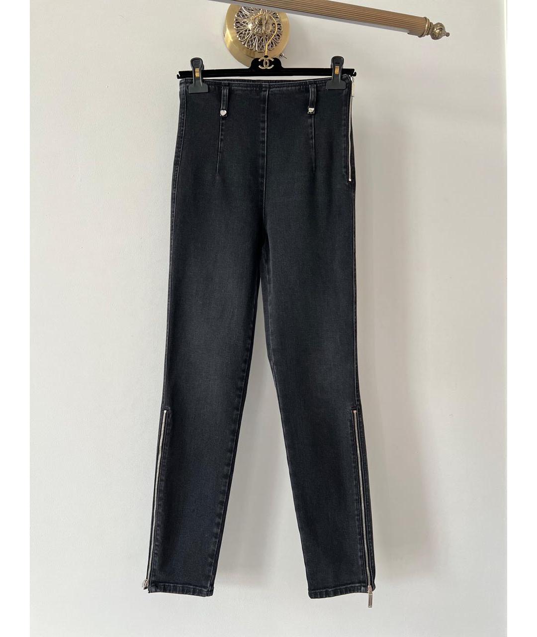 CHANEL Черные джинсы слим, фото 9