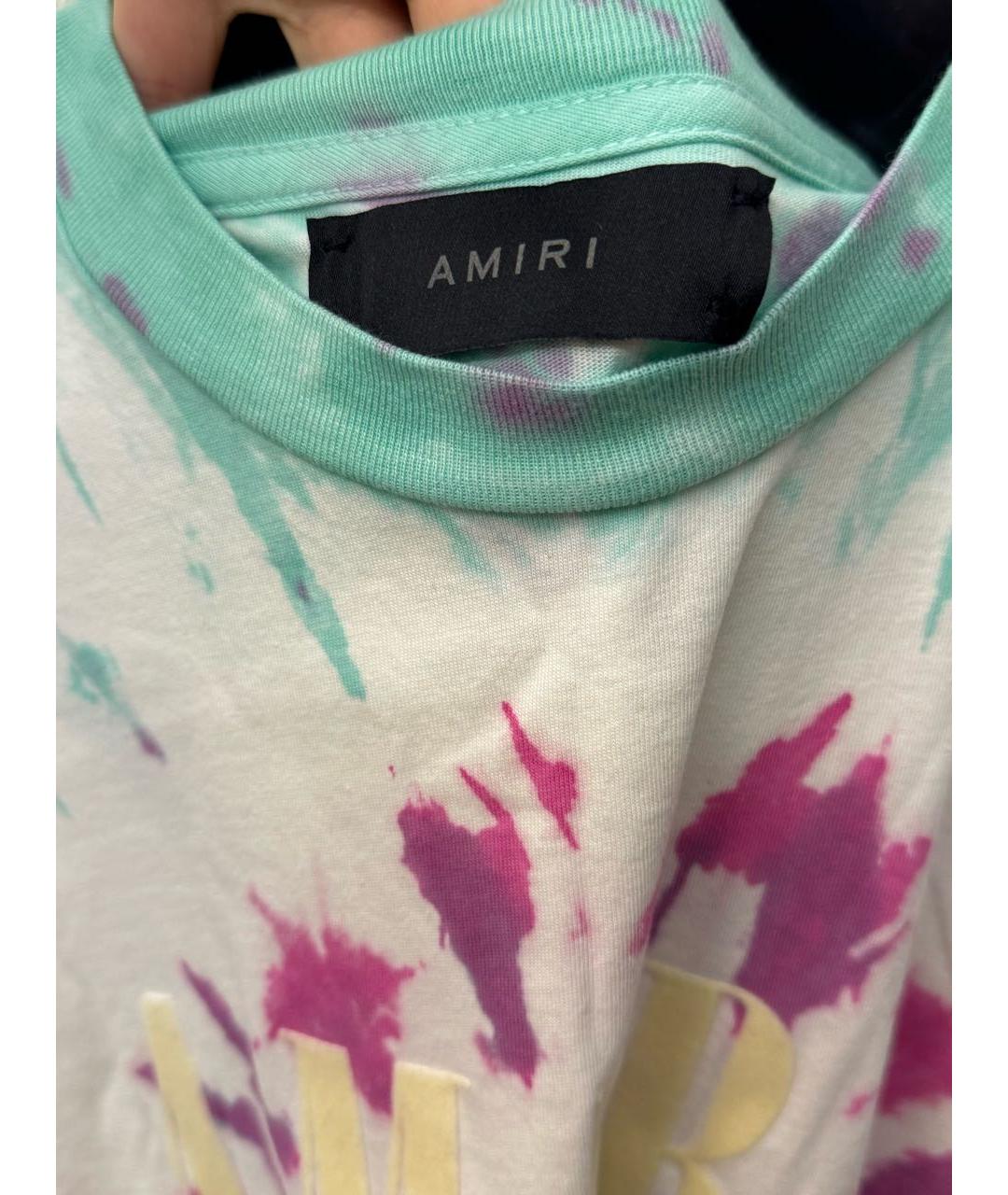 AMIRI Мульти хлопковая футболка, фото 4