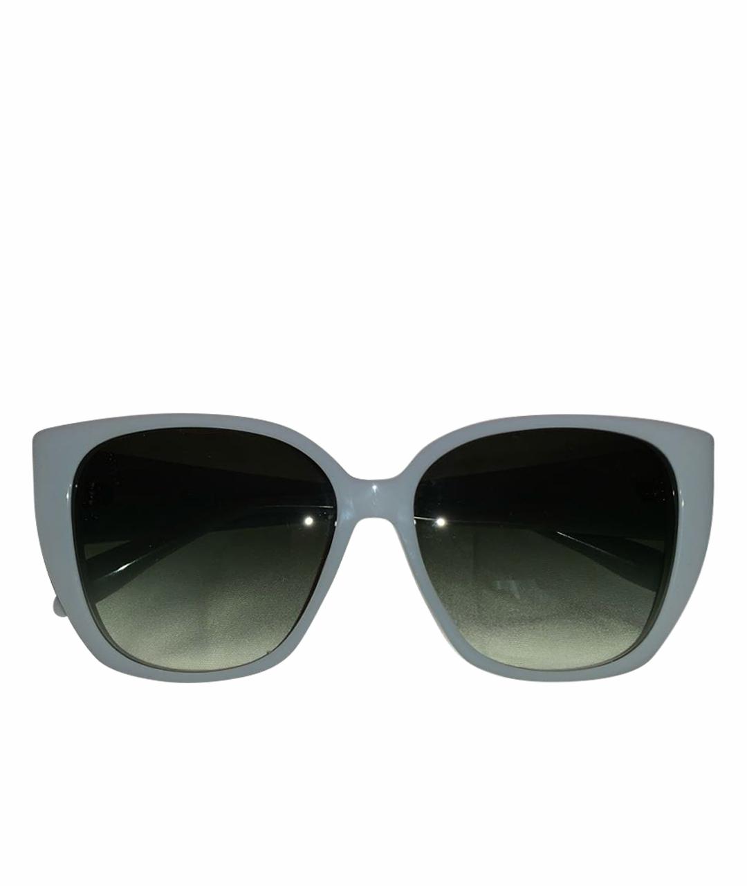 ALEXANDER MCQUEEN Голубые пластиковые солнцезащитные очки, фото 1