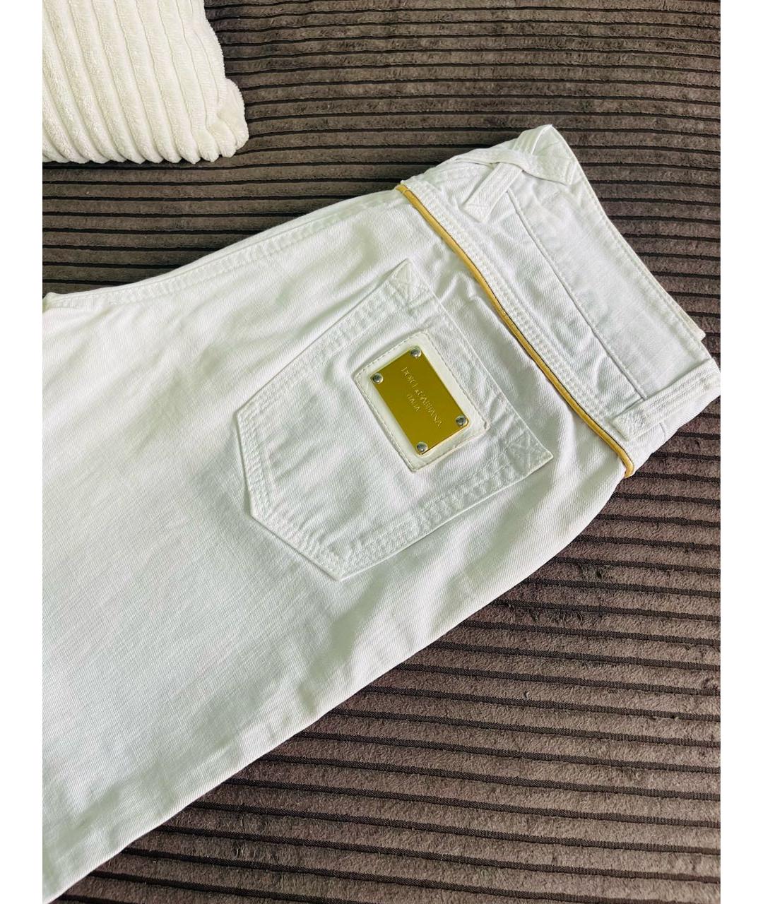 DOLCE&GABBANA Белые бриджи, фото 7