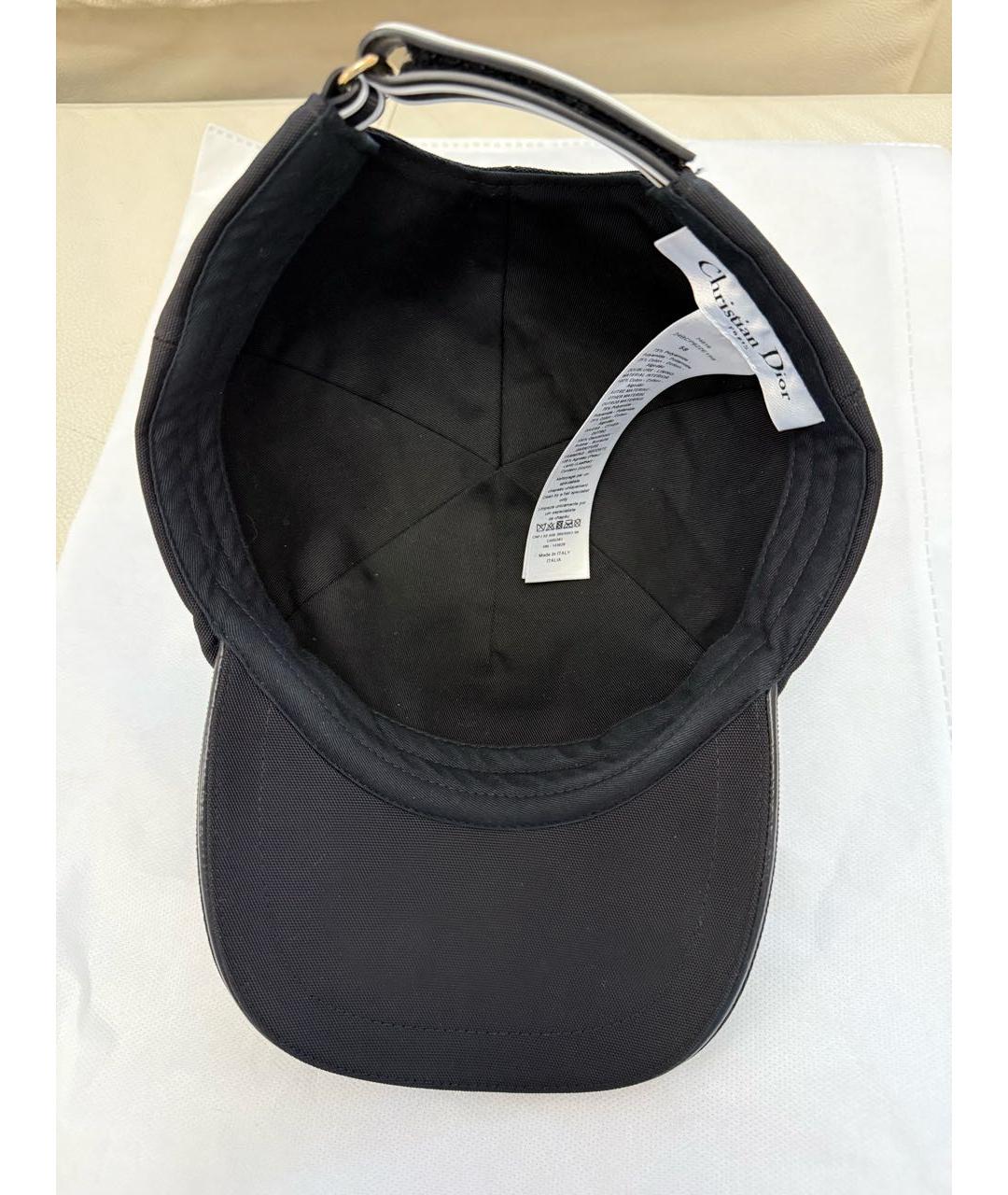 CHRISTIAN DIOR Черная кепка, фото 5