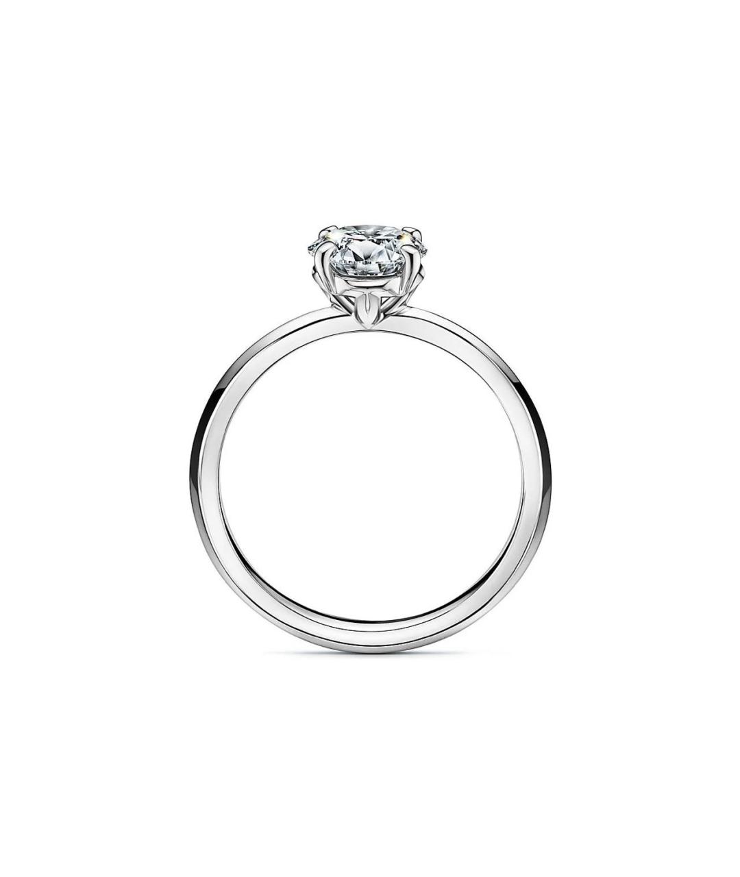 TIFFANY&CO Белое платиновое кольцо, фото 3