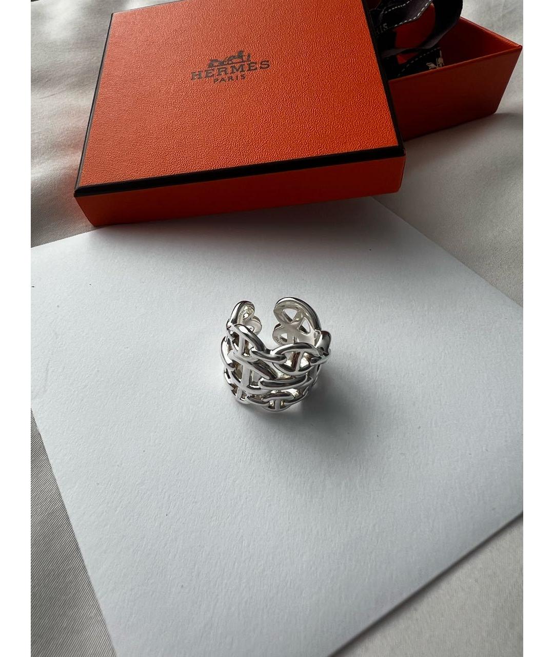 HERMES Серебряное серебряное кольцо, фото 3