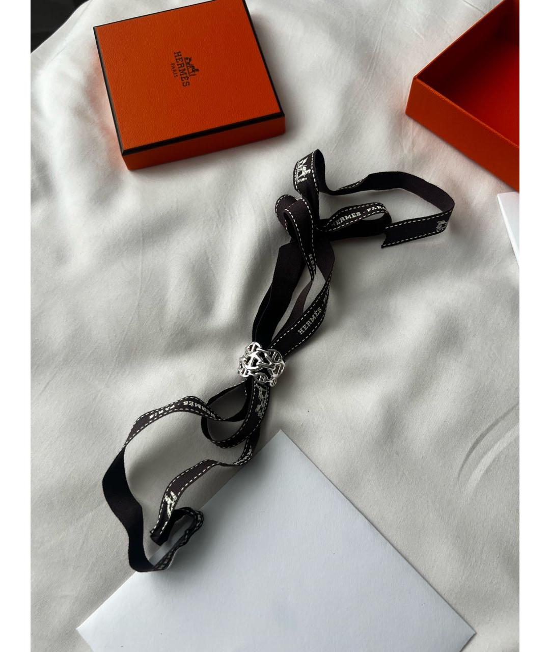 HERMES Серебряное серебряное кольцо, фото 7