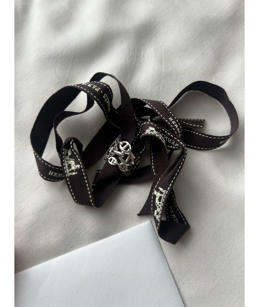 HERMES Серебряное серебряное кольцо, фото 6