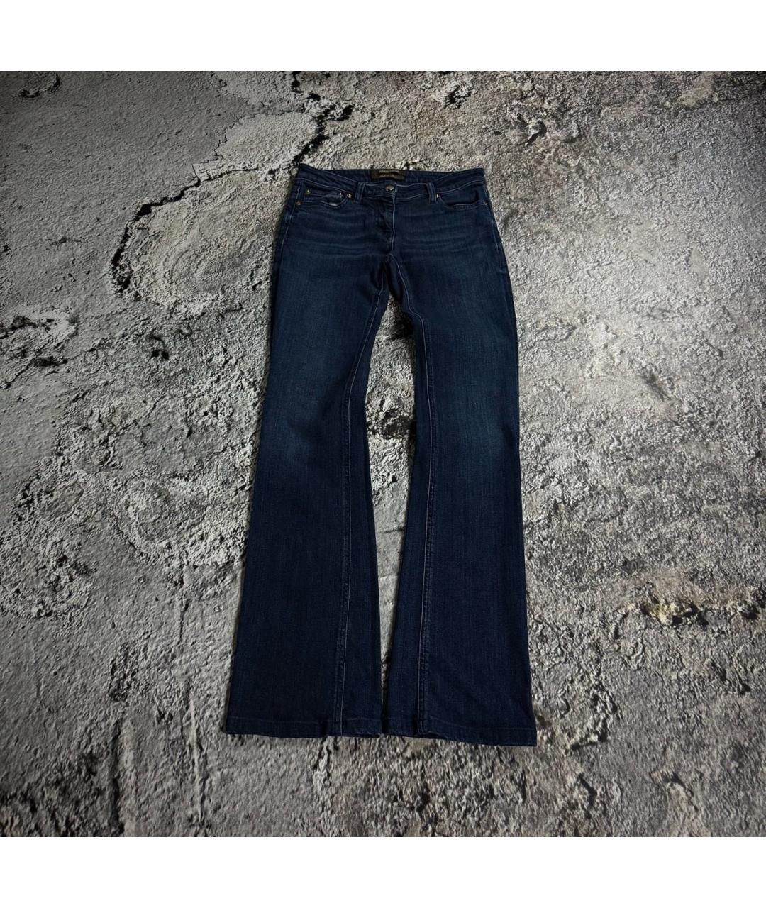 ROBERTO CAVALLI Синие хлопко-эластановые джинсы, фото 9