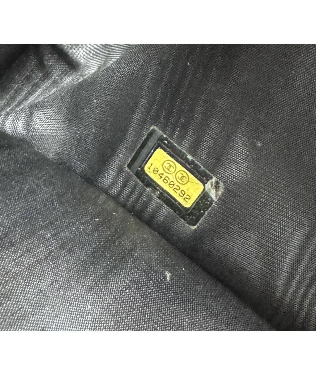 CHANEL Черный кожаный кошелек, фото 9