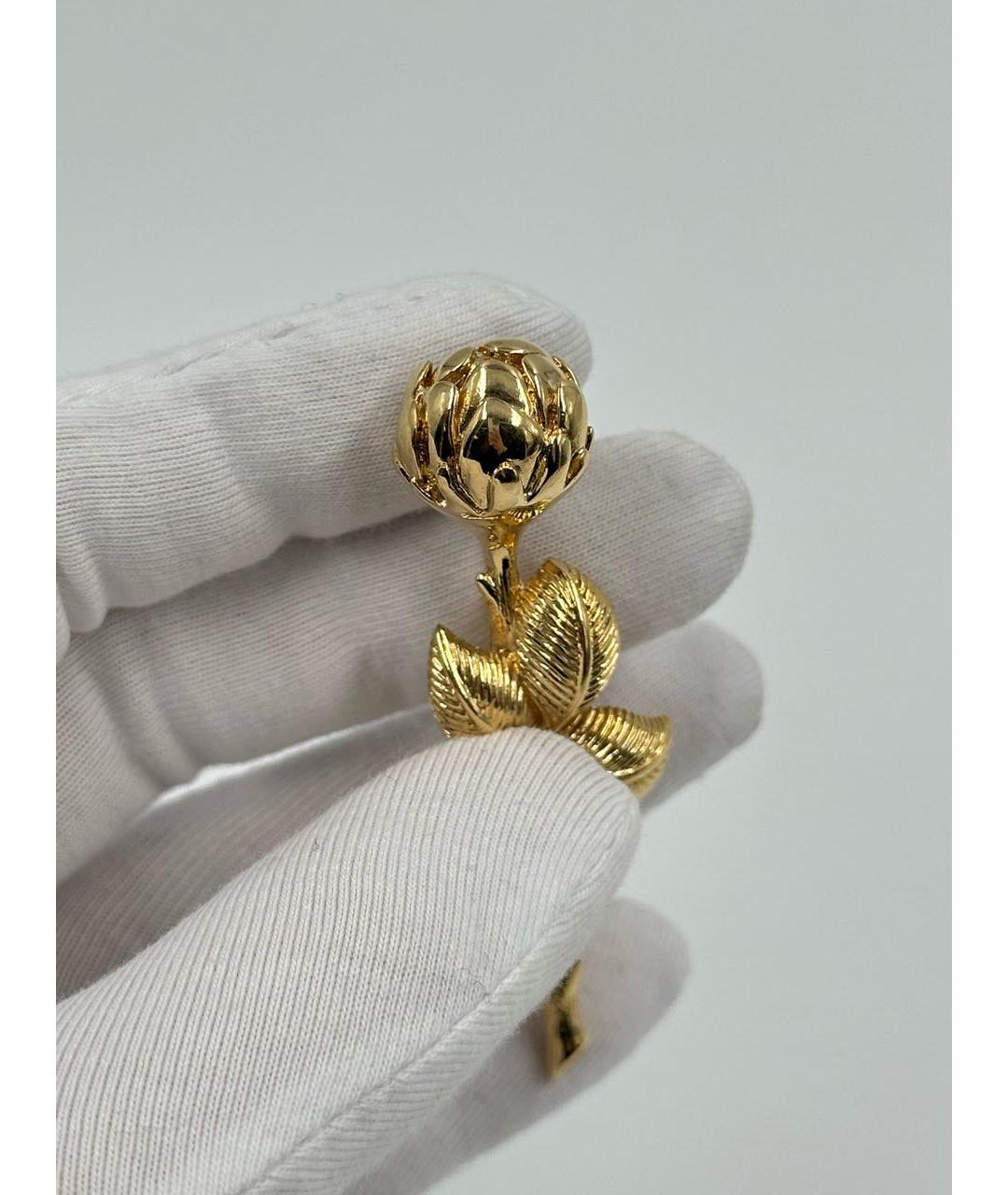 CHRISTIAN DIOR Золотая позолоченная булавка / брошь, фото 5