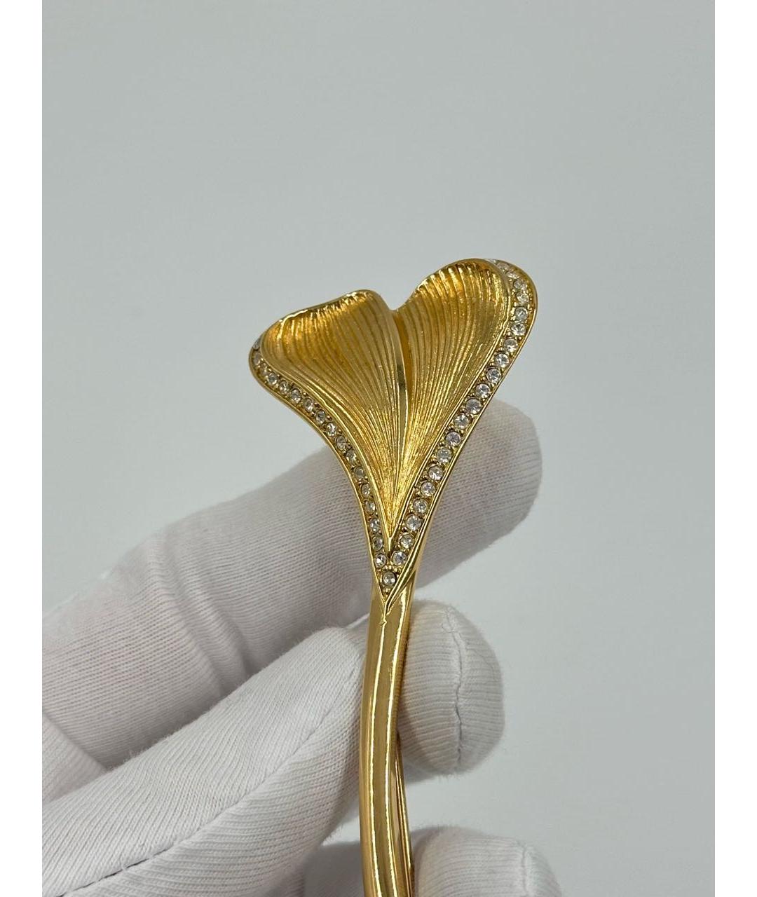 CHRISTIAN DIOR Золотая позолоченная булавка / брошь, фото 4