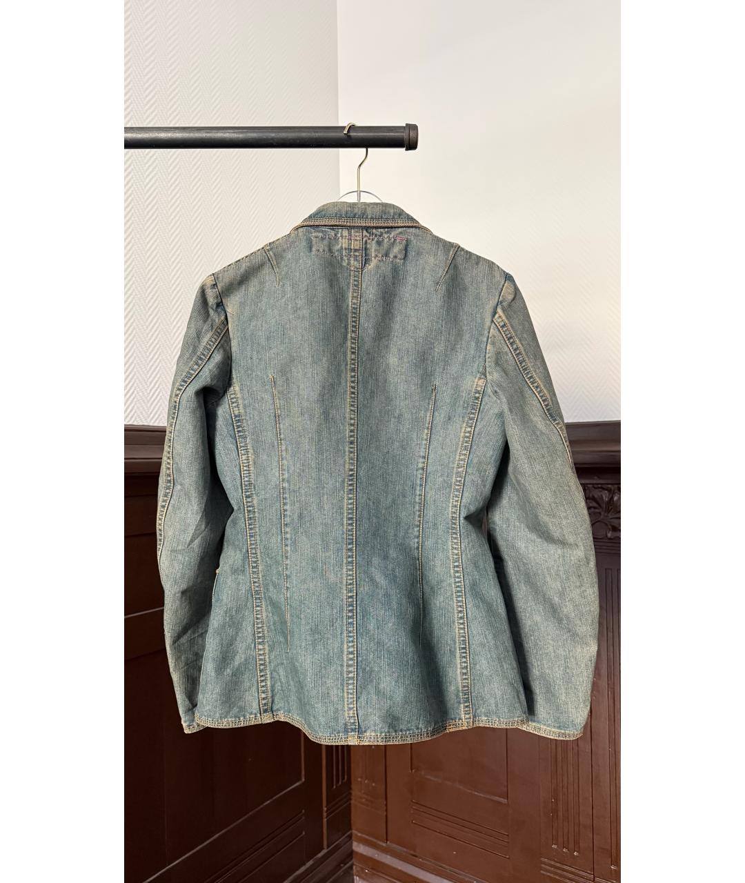 JUNYA WATANABE COMME DES GARÇONS Голубая деним куртка, фото 2