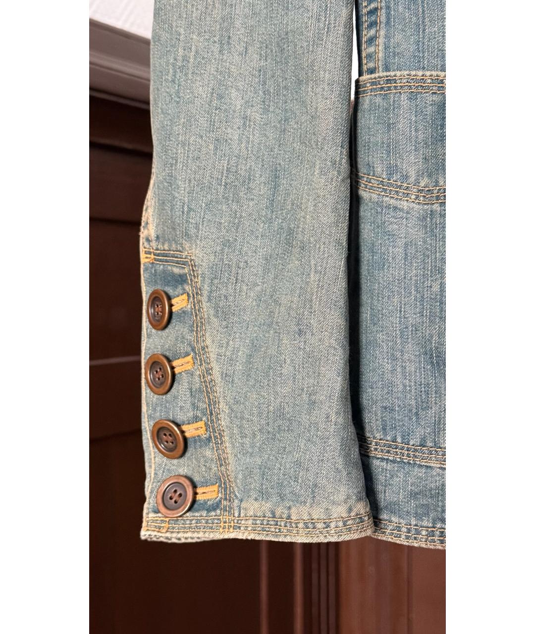 JUNYA WATANABE COMME DES GARÇONS Голубая деним куртка, фото 4