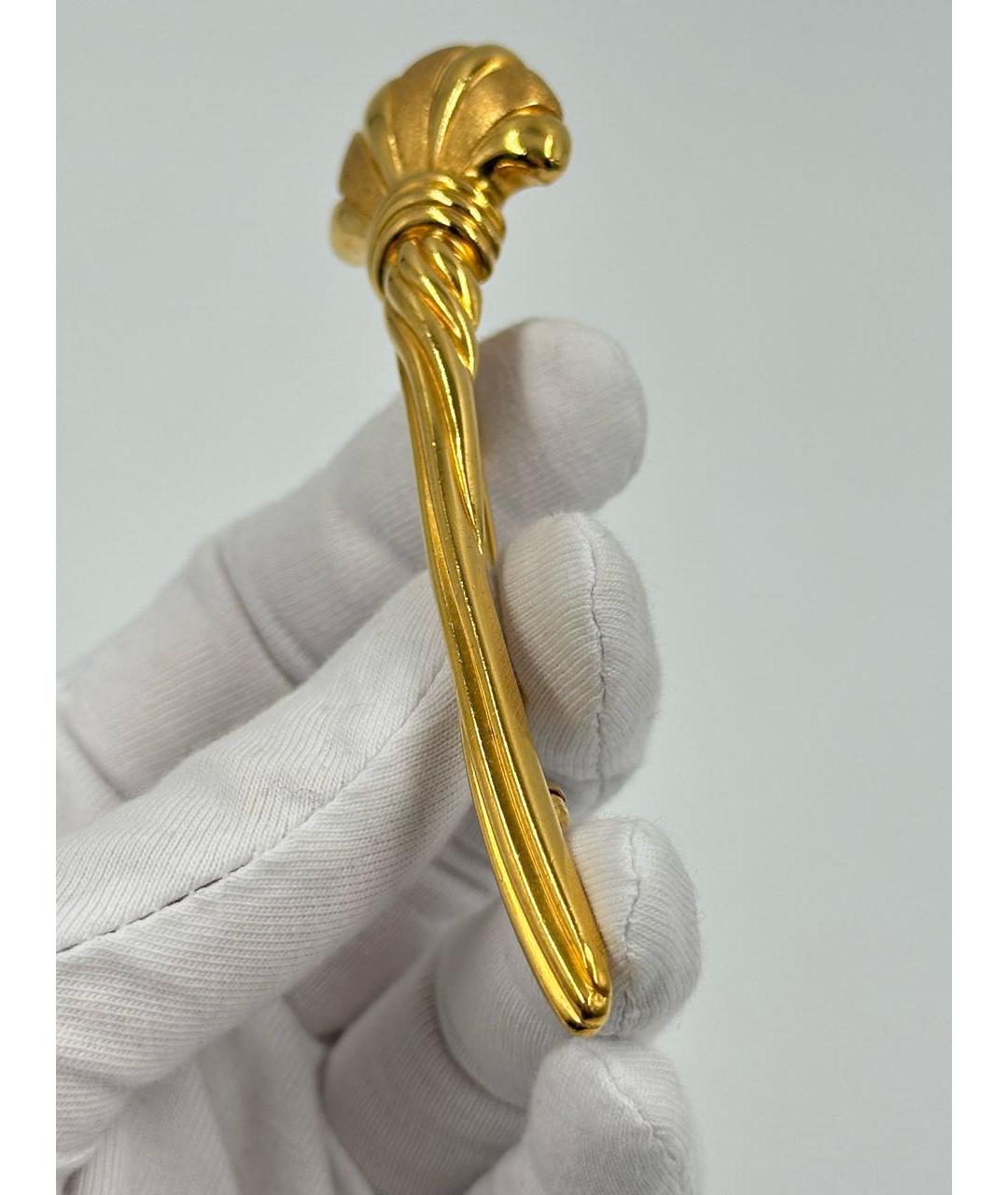 LANVIN Золотая позолоченная булавка / брошь, фото 6