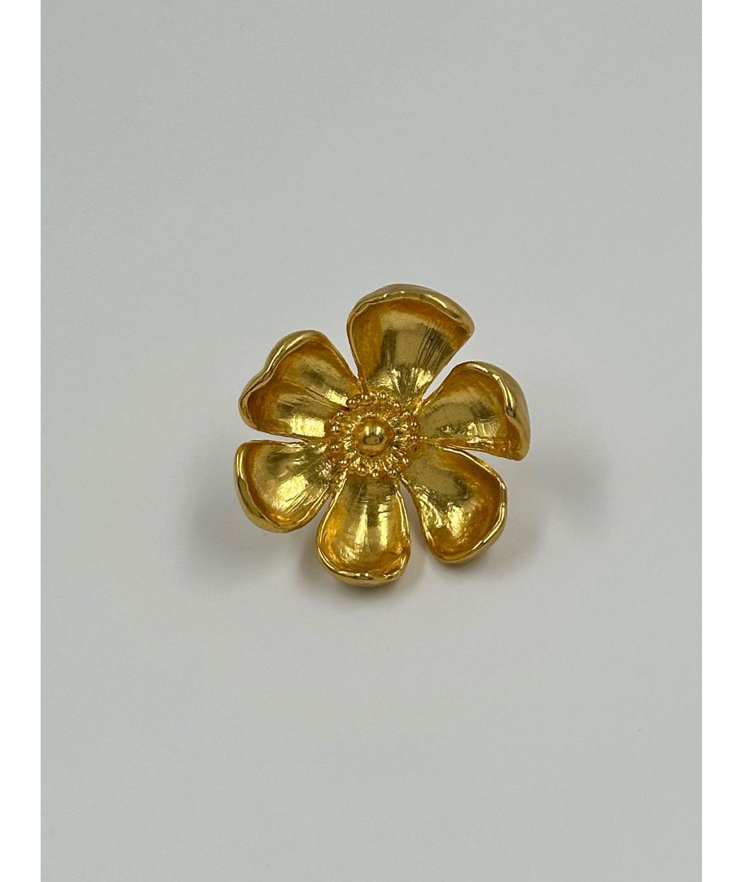 KENZO Золотая позолоченная булавка / брошь, фото 8