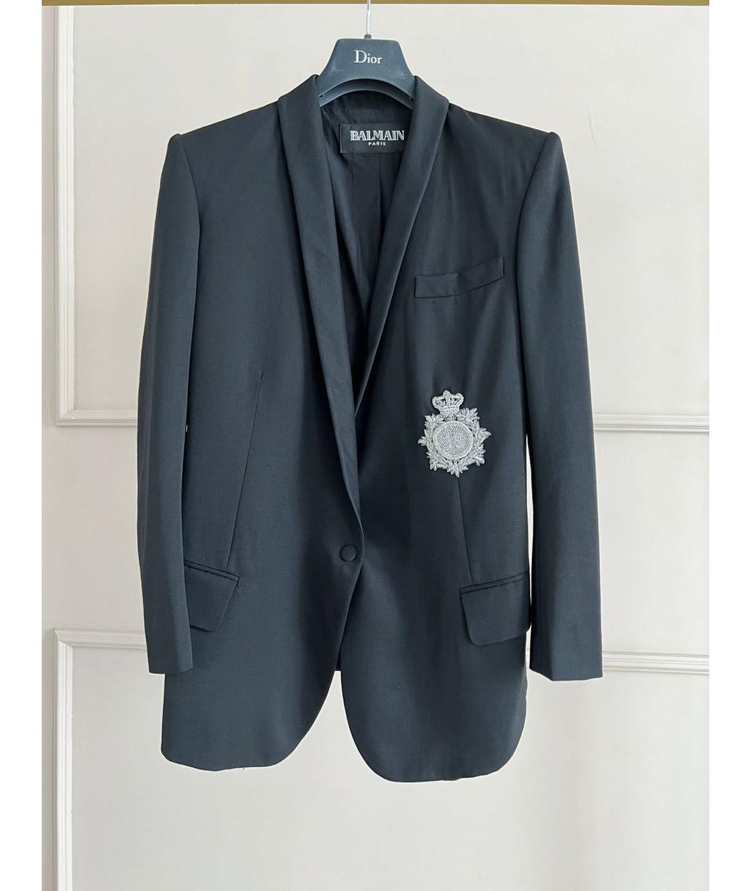 BALMAIN Черный жакет/пиджак, фото 8