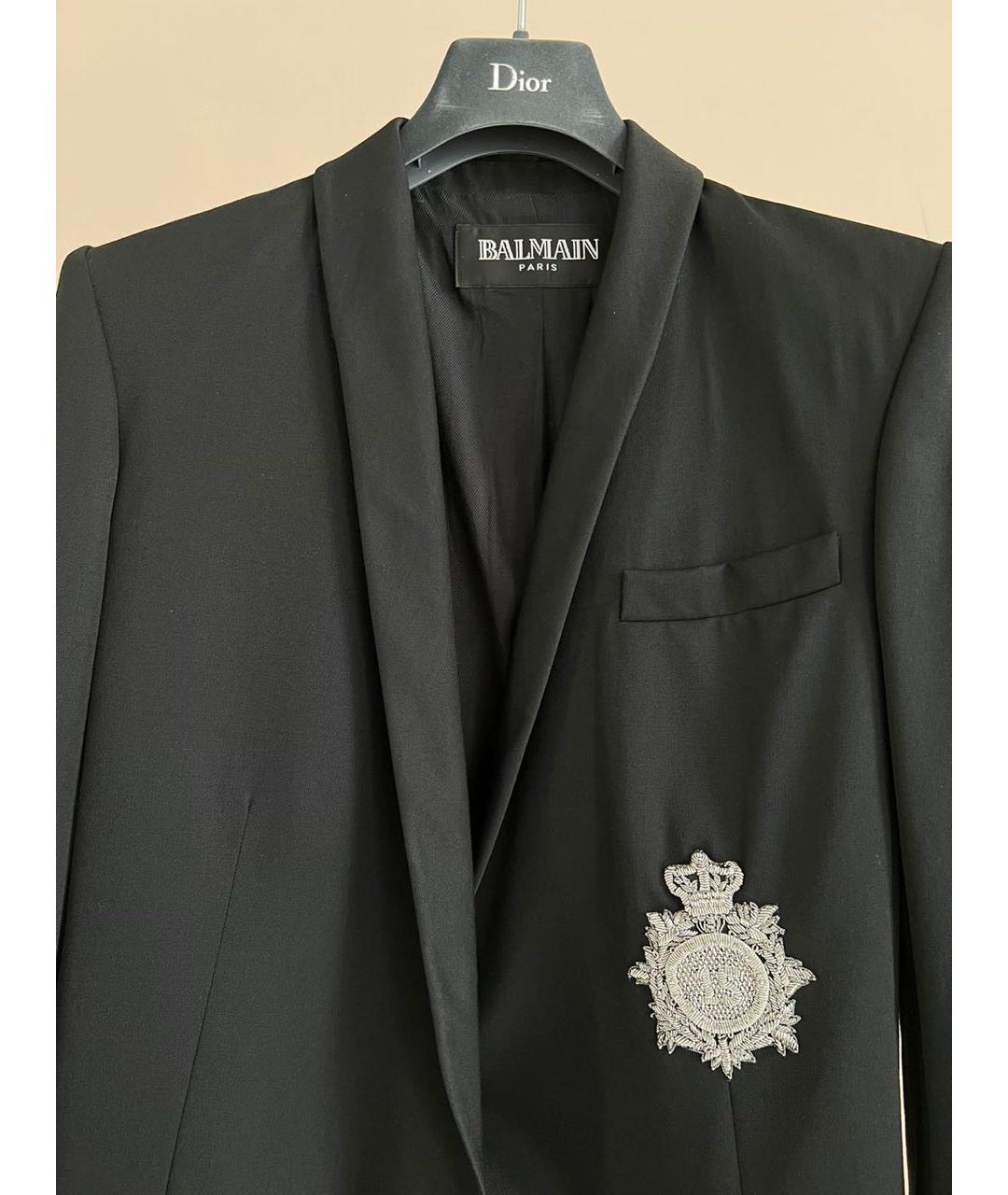 BALMAIN Черный жакет/пиджак, фото 3