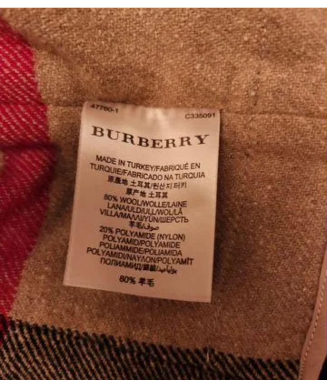 BURBERRY Темно-синяя хлопковая куртка, фото 6