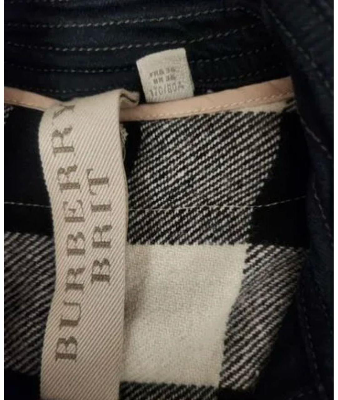 BURBERRY Темно-синяя хлопковая куртка, фото 3