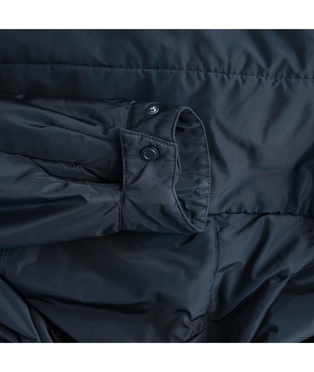 TRUSSARDI Черное полиэстеровое пальто, фото 5