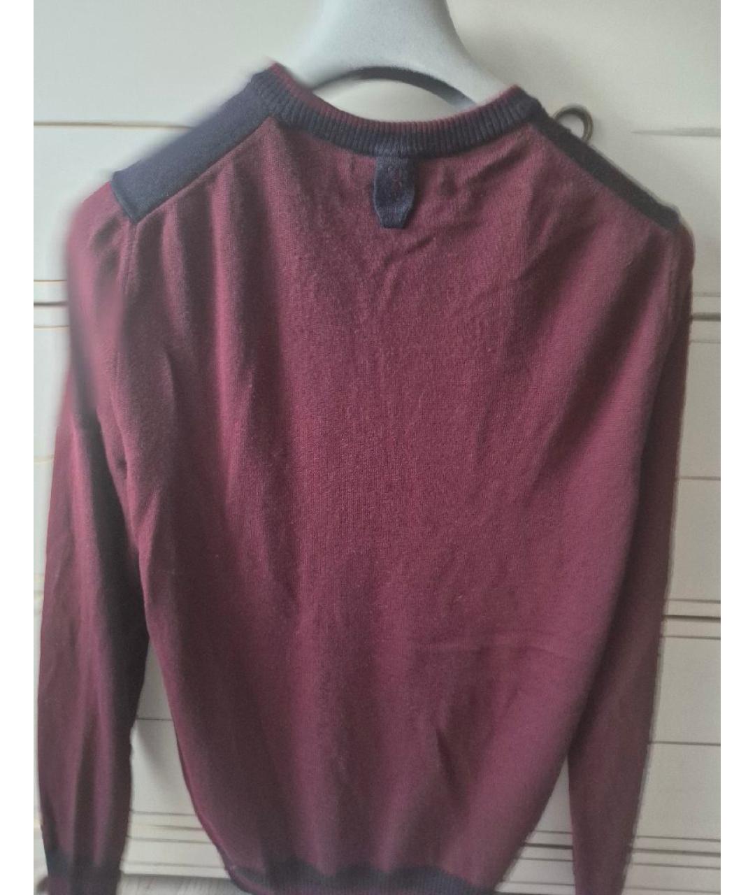 BILLIONAIRE Темно-синий шерстяной джемпер / свитер, фото 2