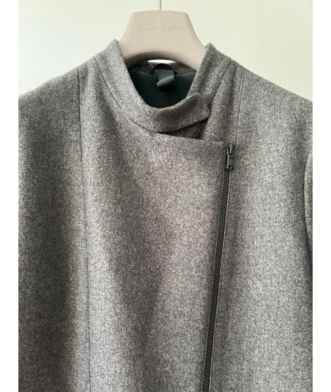 BRUNELLO CUCINELLI Серое пальто, фото 3