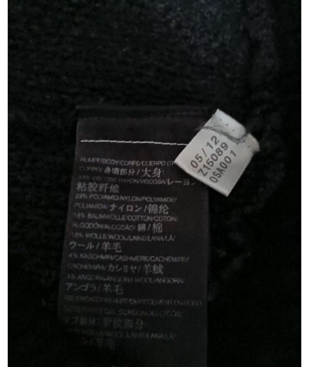 Y-3 Черный полиамидовый кардиган, фото 8