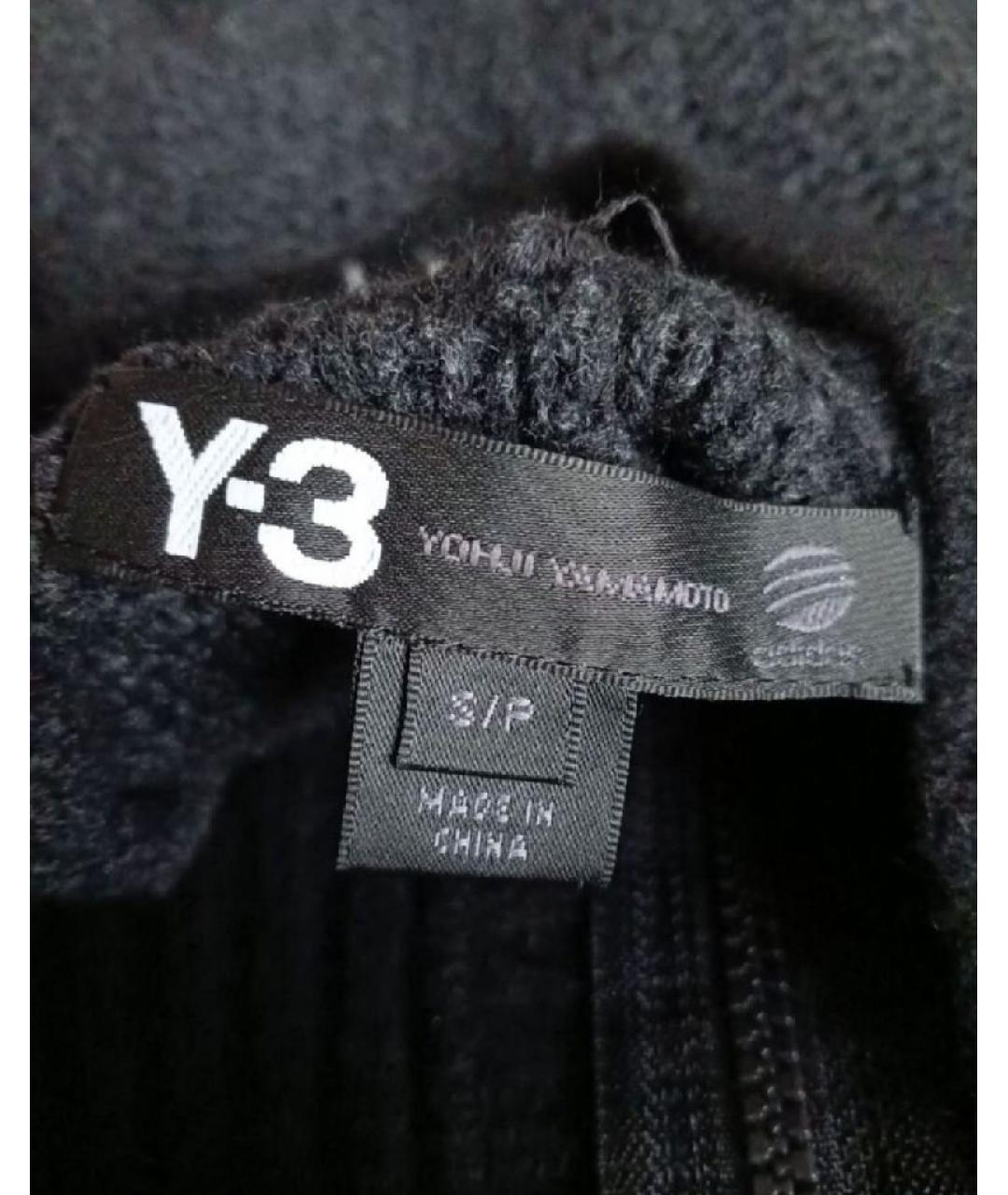 Y-3 Черный полиамидовый кардиган, фото 7
