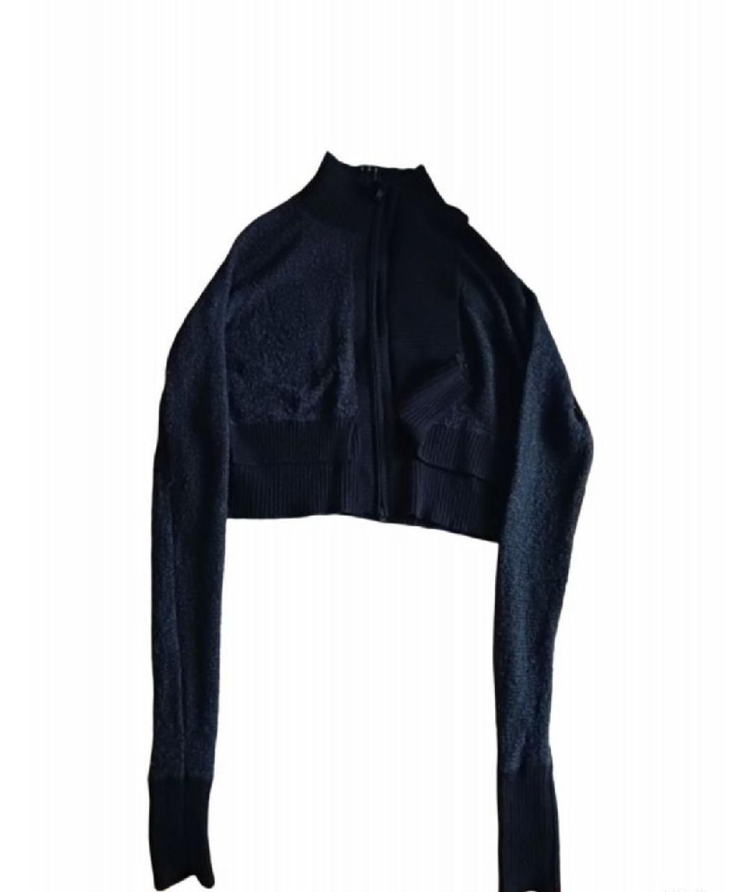 Y-3 Черный полиамидовый кардиган, фото 10