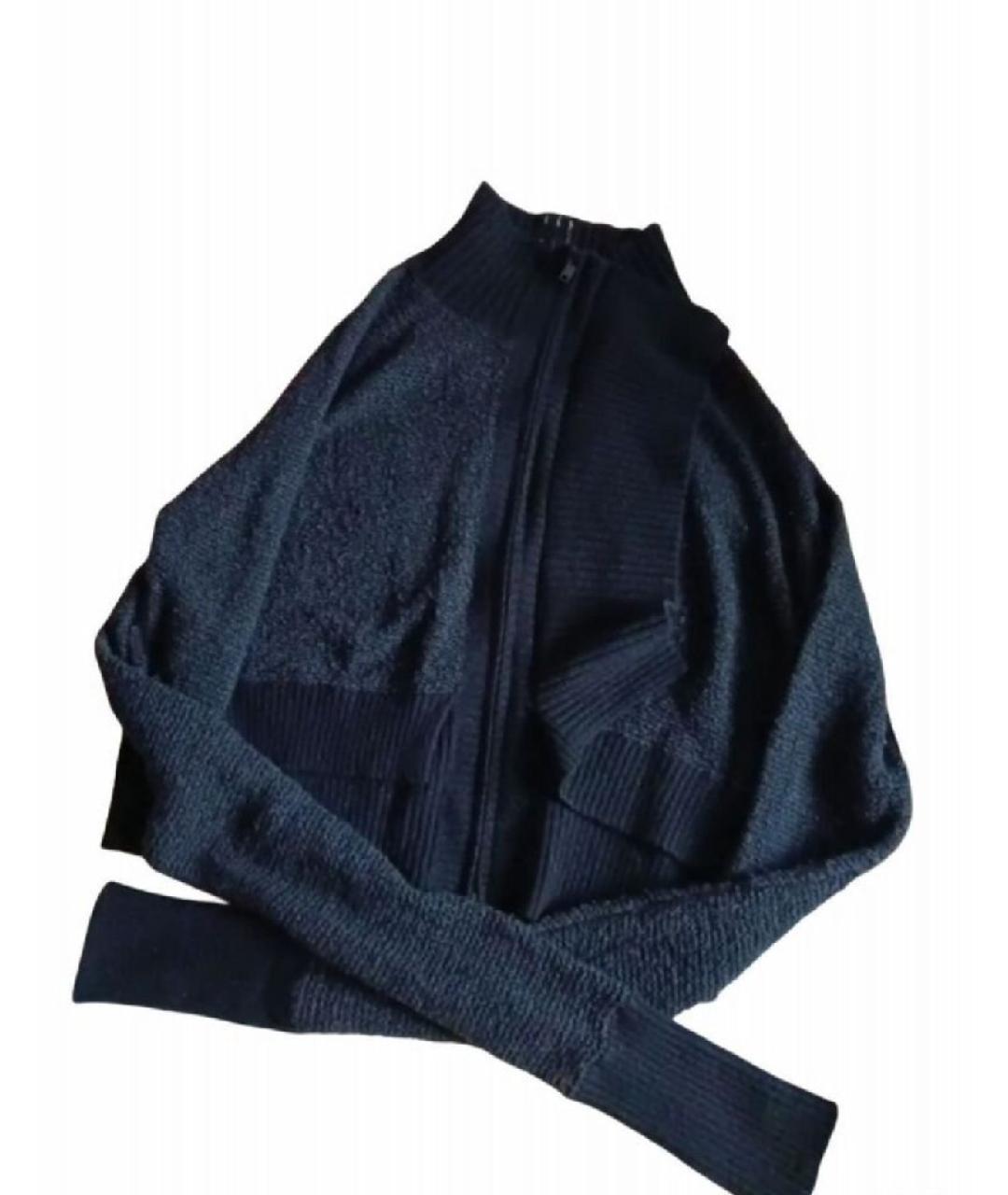 Y-3 Черный полиамидовый кардиган, фото 4