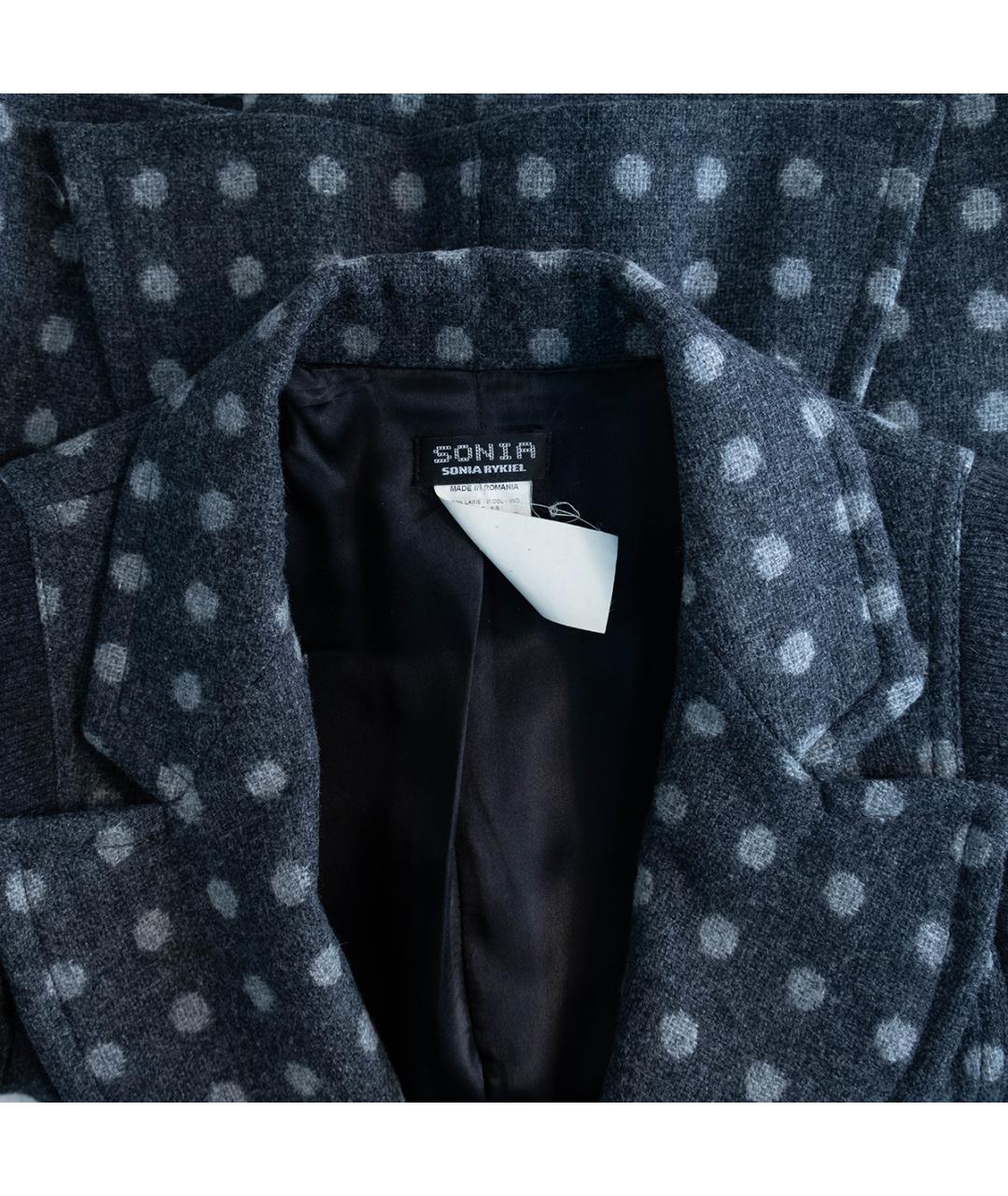 SONIA RYKIEL Серый шерстяной жакет/пиджак, фото 3