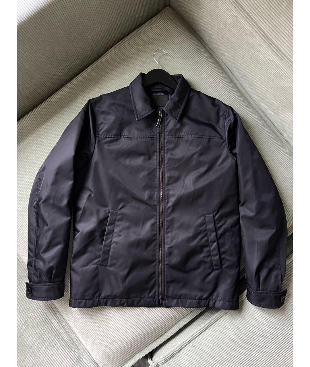 PRADA Темно-синяя куртка, фото 9