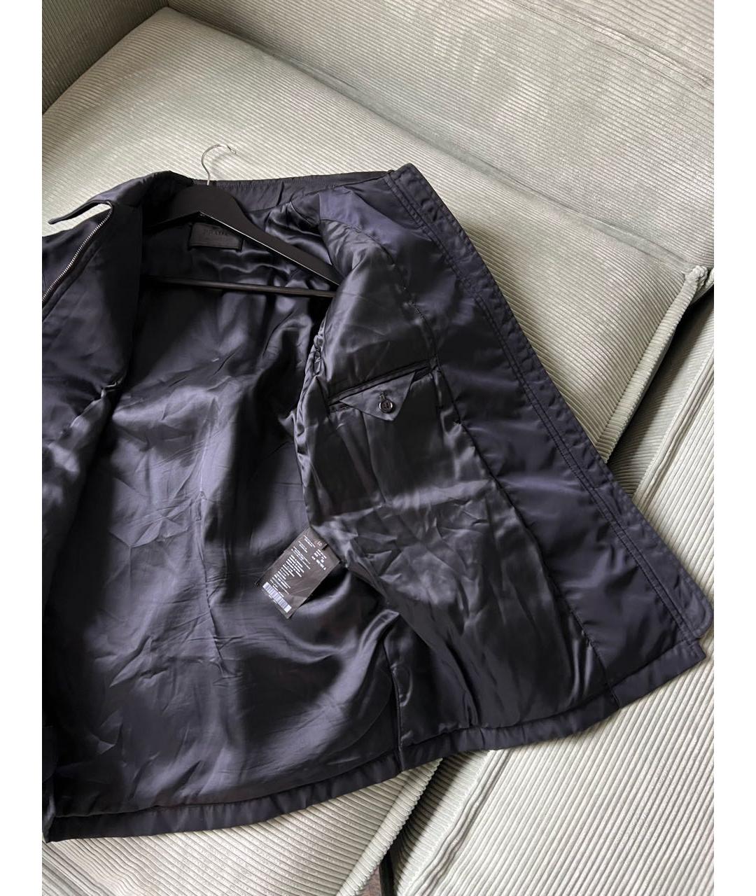 PRADA Темно-синяя куртка, фото 4