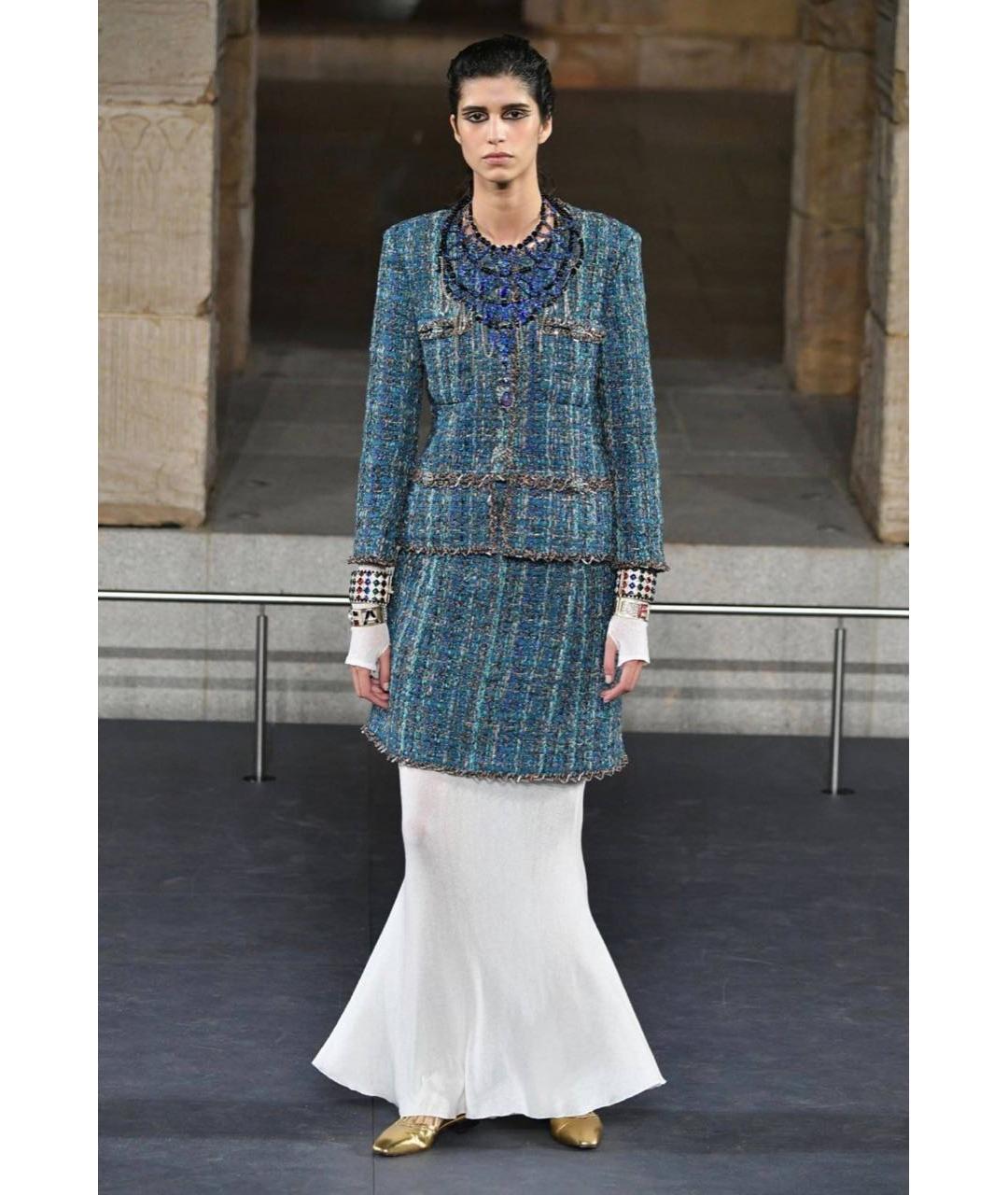 CHANEL Мульти твидовый жакет/пиджак, фото 5