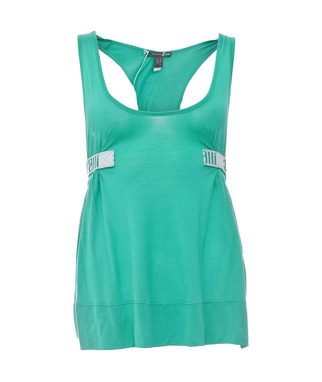 JUST CAVALLI Бирюзовая майка, фото 1