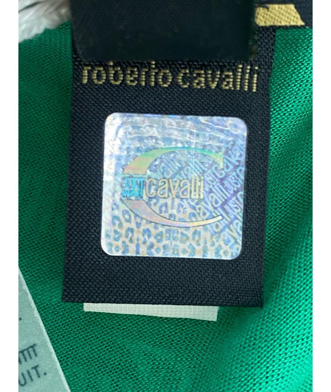 JUST CAVALLI Бирюзовая майка, фото 7