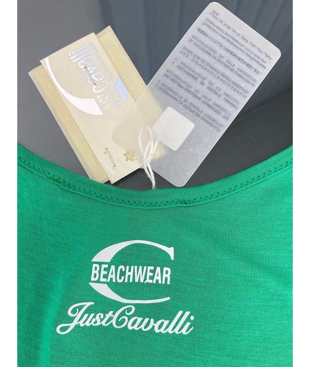 JUST CAVALLI Бирюзовая майка, фото 8