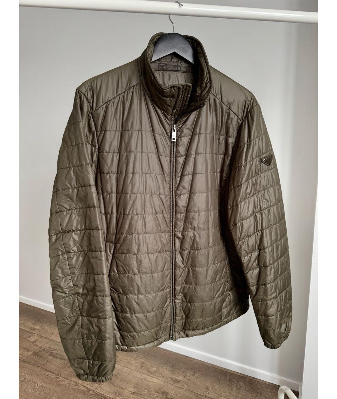 PRADA Хаки куртка, фото 9