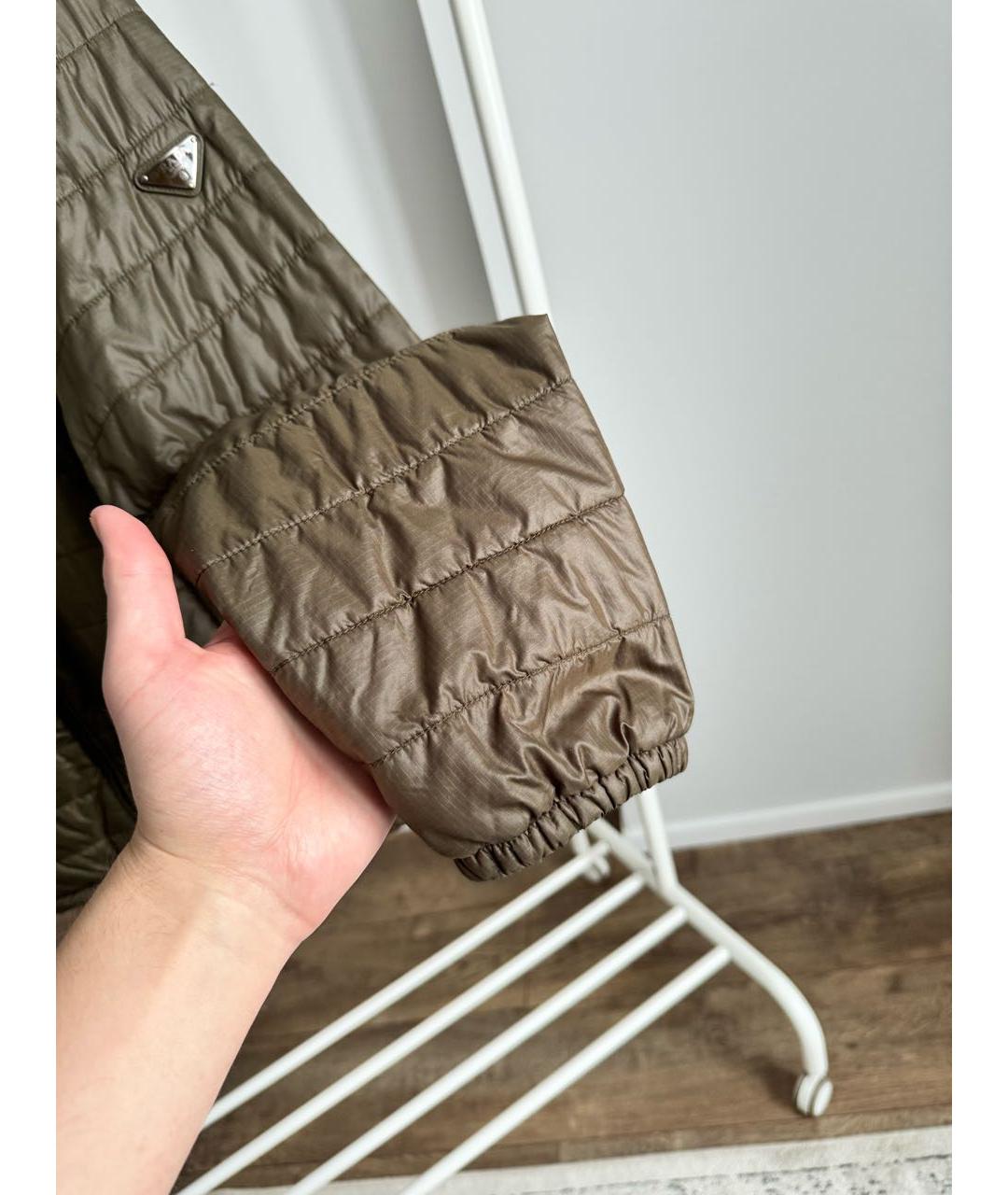 PRADA Хаки куртка, фото 5