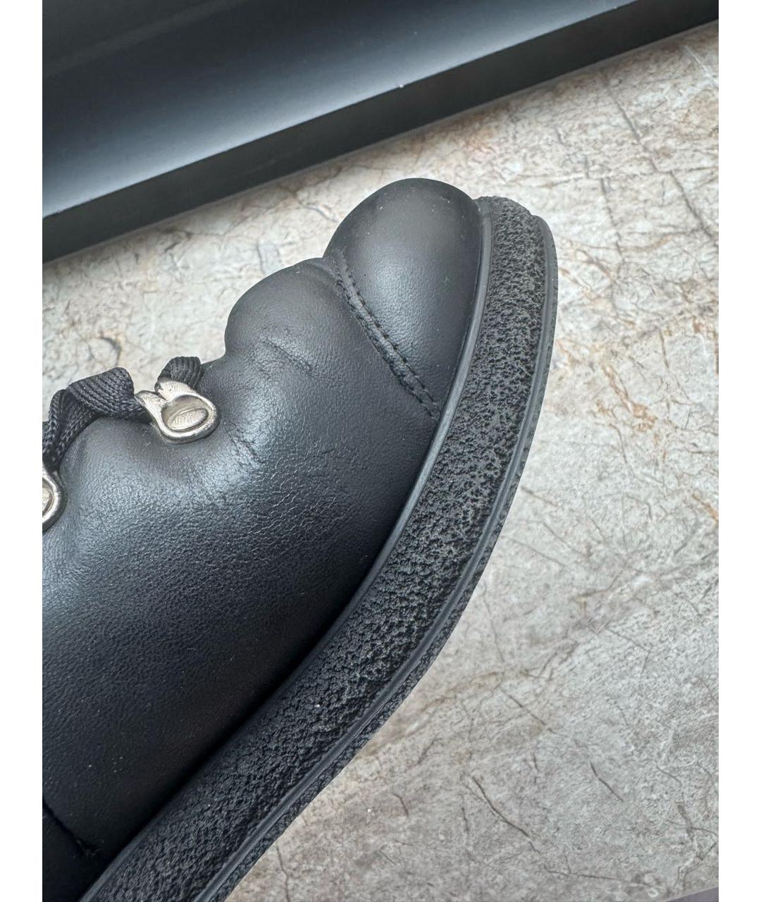 CHANEL Черные кожаные ботинки, фото 7