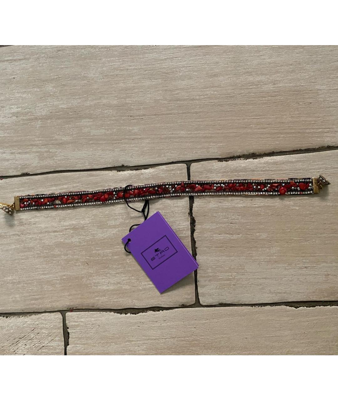 ETRO Красный латунный чокер, фото 3