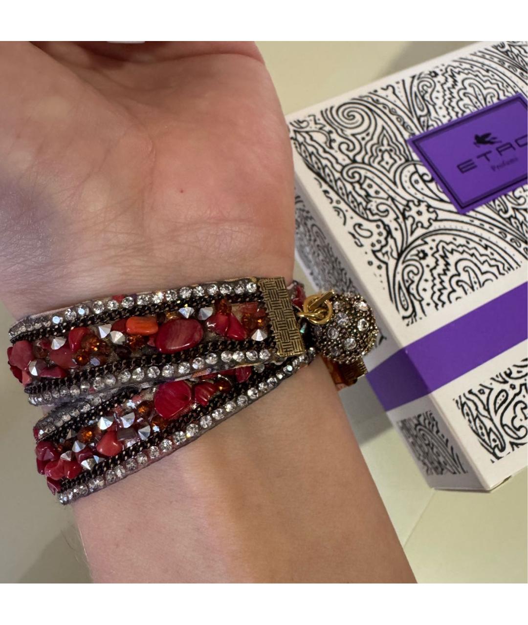 ETRO Красный латунный чокер, фото 8