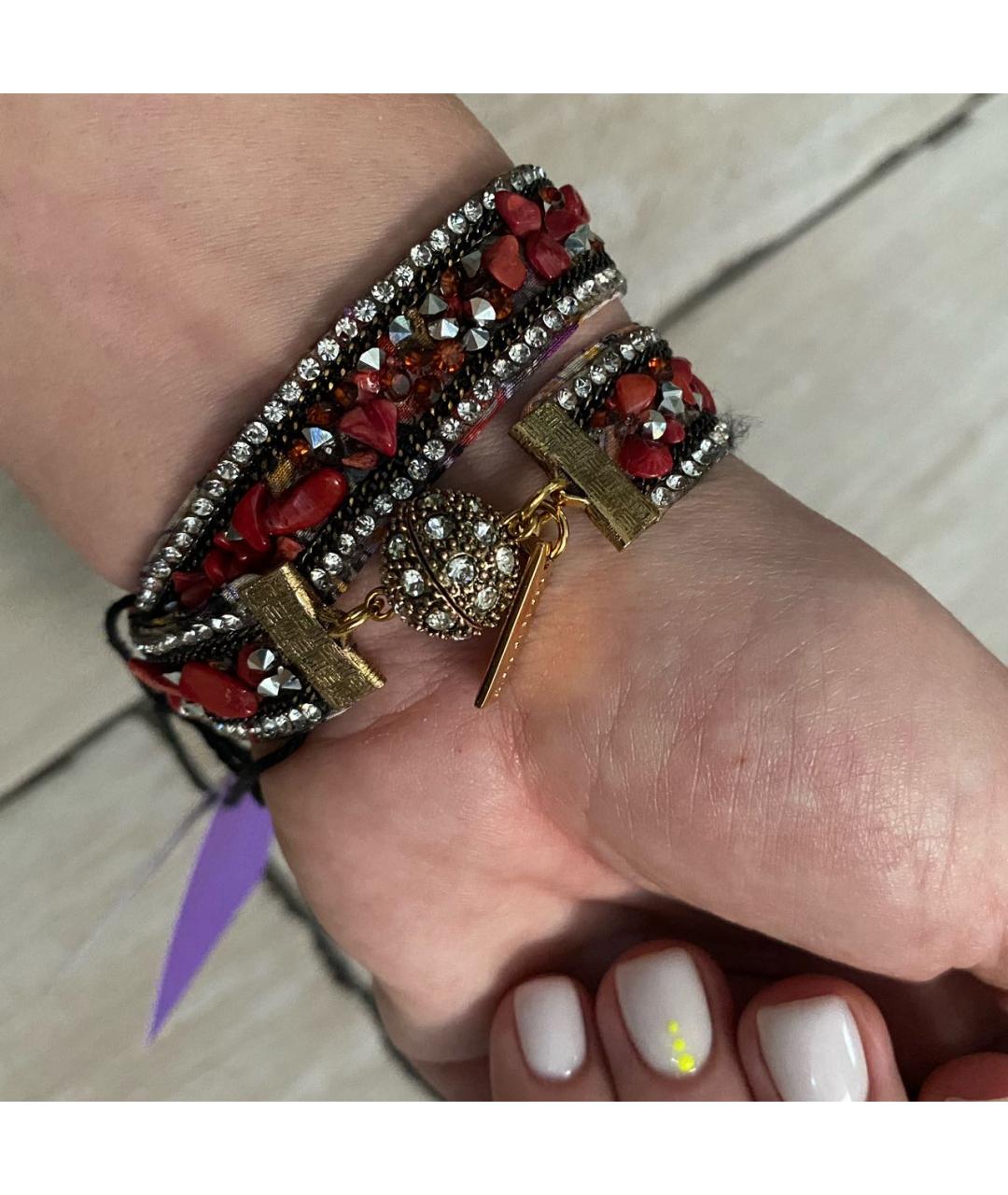 ETRO Красный латунный чокер, фото 5