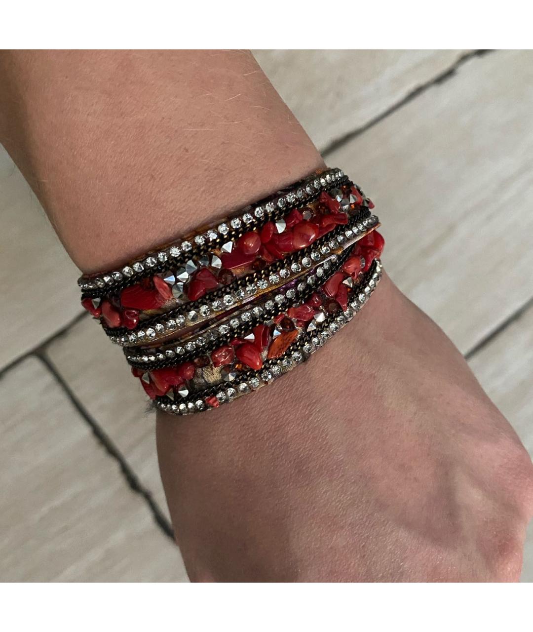 ETRO Красный латунный чокер, фото 4