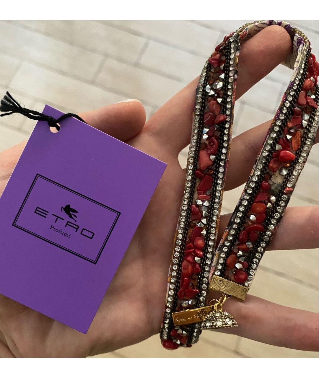 ETRO Красный латунный чокер, фото 2