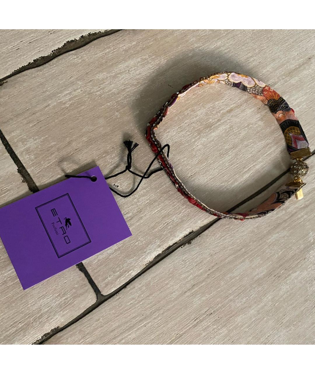 ETRO Красный латунный чокер, фото 7