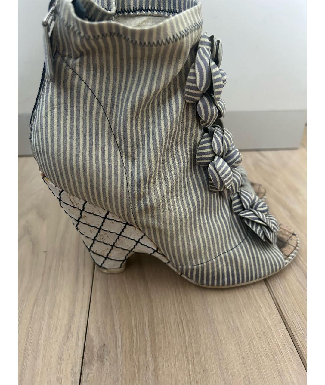 CHANEL Белые босоножки, фото 8