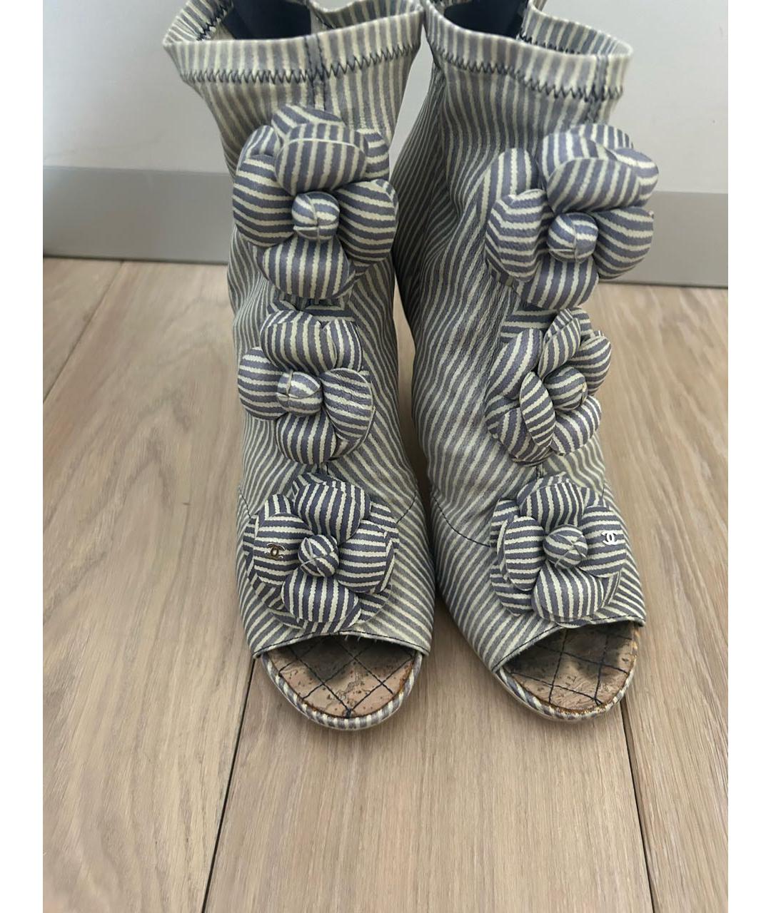 CHANEL Белые босоножки, фото 7