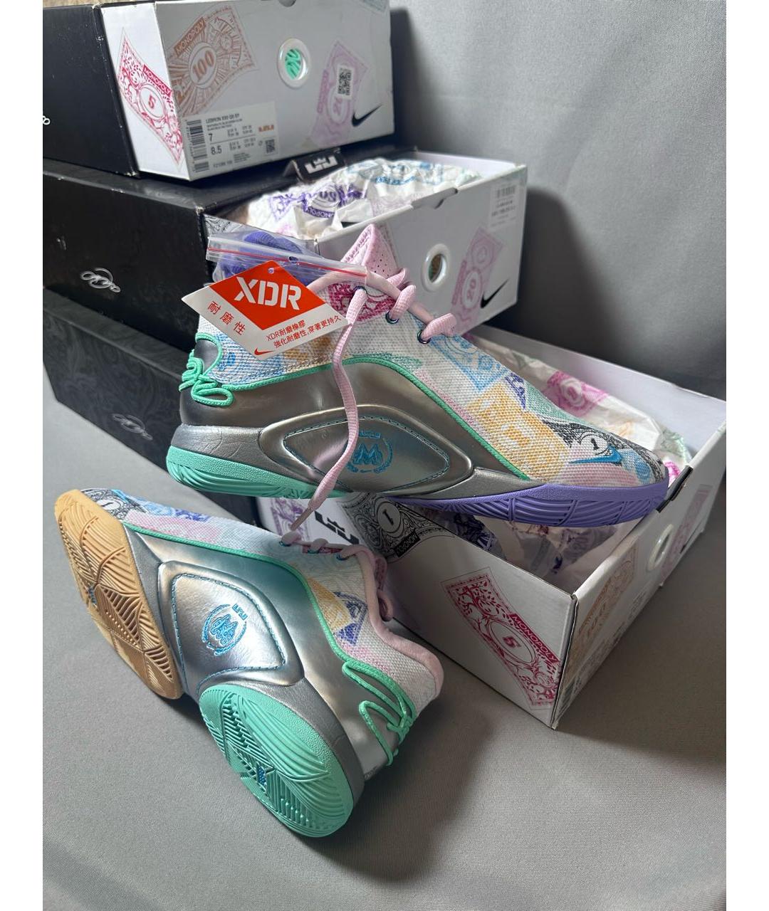 NIKE Серебряные кроссовки, фото 6